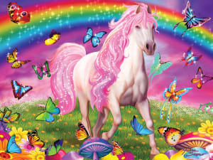 Rainbow World Horse By MasterPieces