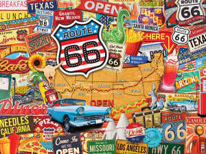 Route 66 Collage By MasterPieces