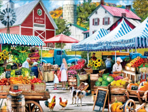 Old Mill Farm Stand Fruit & Vegetable By MasterPieces