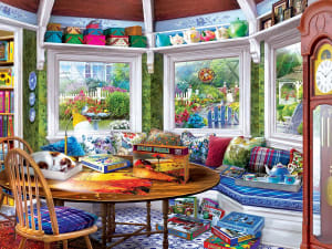 Puzzler's Retreat Around the House By MasterPieces