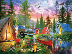 King of the Forest - 300 Piece Jigsaw Puzzle by SunsOut