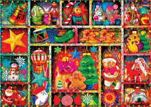 Christmas Ornaments Glitter Christmas By MasterPieces