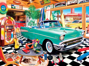 Beach Side Chrome Nostalgic & Retro By MasterPieces