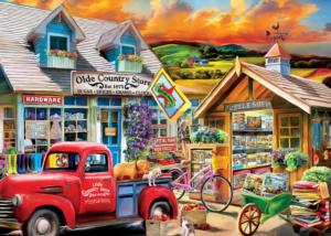 Country Escapes - The Puzzle Shed Shopping Jigsaw Puzzle By MasterPieces
