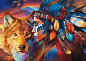 Tribal Spirit - Spirit of the Wilderness Cultural Art By MasterPieces
