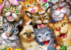 Selfies - Purrfect Portraits Cats By MasterPieces
