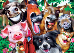 Selfies - Barnyard Grins Farm Animal By MasterPieces