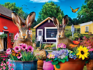 Wild & Whimsical - Mr. & Mrs. Potts Bunny By MasterPieces
