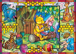 Stained Glass - Winnie the Pooh Books & Reading By MasterPieces