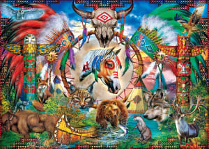 Tribal Spirit - Spirit Animals Cultural Art By MasterPieces