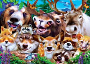 Selfies - Woodland Goofballs Animals By MasterPieces