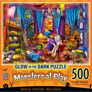 Glow in the Dark Halloween - Monsters at Play Halloween By MasterPieces