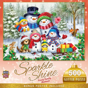 Holiday Glitter - Frosty Family Moments Christmas By MasterPieces