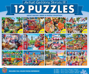 12 Pack - Artist Gallery V3 Bundle Cabin & Cottage By MasterPieces