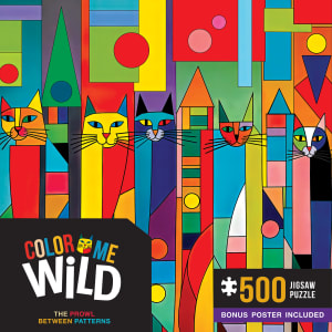 Color Me Wild - The Prowl Between Patterns Rainbow & Gradient By MasterPieces