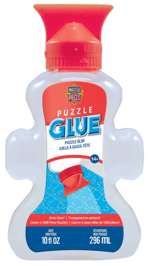Puzzle Glue 10oz Shaped Bottle By MasterPieces