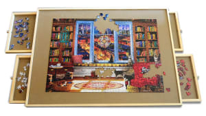 1500 Piece Puzzle Table - Wood Table By MasterPieces