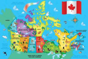 Educational - Canada Map  Maps & Geography Children's Puzzles By MasterPieces