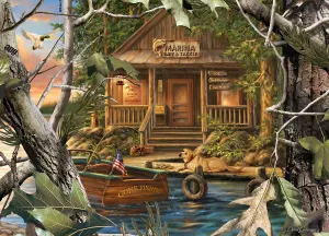 Gone Fishing Cabin & Cottage By MasterPieces