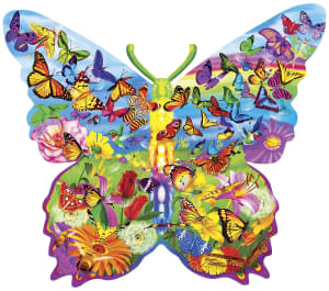 Contours - Butterfly Surprise Flower & Garden By MasterPieces