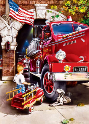 Firehouse Dreams Police & Fire By MasterPieces
