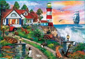 Lighthouse Keepers Beach & Ocean By MasterPieces