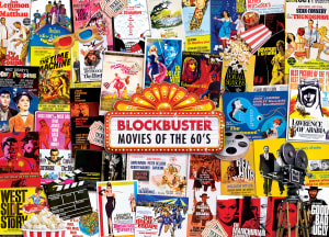 Blockbuster Movies 60's Collage By MasterPieces