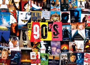 Blockbuster Movies 90's Collage By MasterPieces
