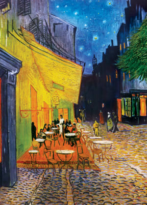 Café Terrace at Night Europe By MasterPieces
