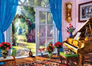 Garden Piano View Around the House Jigsaw Puzzle By MasterPieces