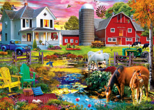 Picnic on the Farm Farm Animal By MasterPieces