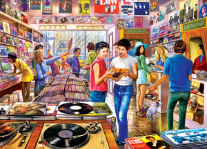 Vintage Vinyl Records General Store By MasterPieces