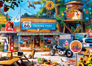 Trading Post on Route 66 Nostalgic & Retro By MasterPieces