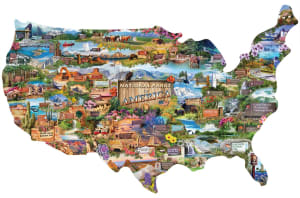 Contours - National Parks USA National Parks By MasterPieces