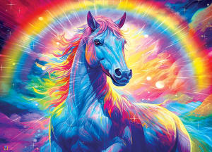 Colorize - Prismatic Thunder Horse By MasterPieces