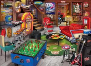 Man Caves - Basement Bliss Around the House Jigsaw Puzzle By MasterPieces