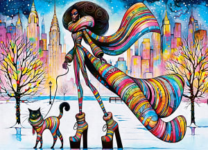 Catwalk Couture - Chic Kitty Stroll People Of Color By MasterPieces