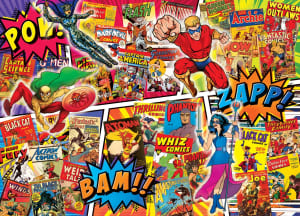 Flashbacks - Superhero Sanctum Collage By MasterPieces