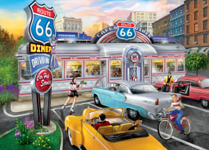 Cruisin' Rt 66 - Rollin' Nostalgic & Retro By MasterPieces