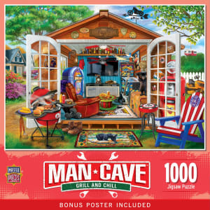 Man Caves - Grill and Chill Around the House By MasterPieces
