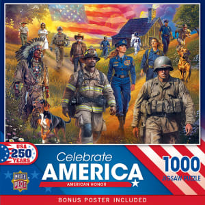 Celebrate America - American Honor Police & Fire By MasterPieces