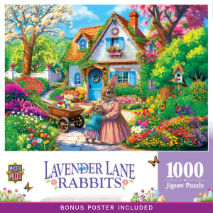 Lavender Lane Rabbits Bunny By MasterPieces