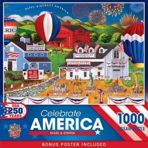 Celebrate America - Stars & Stripes Folk Art By MasterPieces