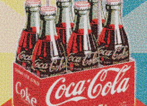 Coca-Cola Photomosiac Bottles Coca Cola By MasterPieces