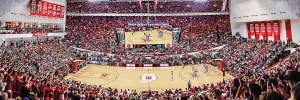 Indiana Hoosiers NCAA Stadium Panoramics Basketball Center View Sports By MasterPieces