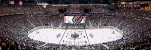Vegas Golden Knights NHL Stadium Panoramics Center View Sports Panoramic Puzzle By MasterPieces