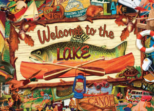 Welcome to the Lake Collage By Willow Creek Press