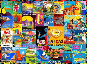 Exotic Travels Collage By Willow Creek Press