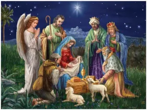 Nativity Christmas By Crown Point Graphics