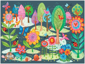 Colorful Garden Flower & Garden By Crown Point Graphics